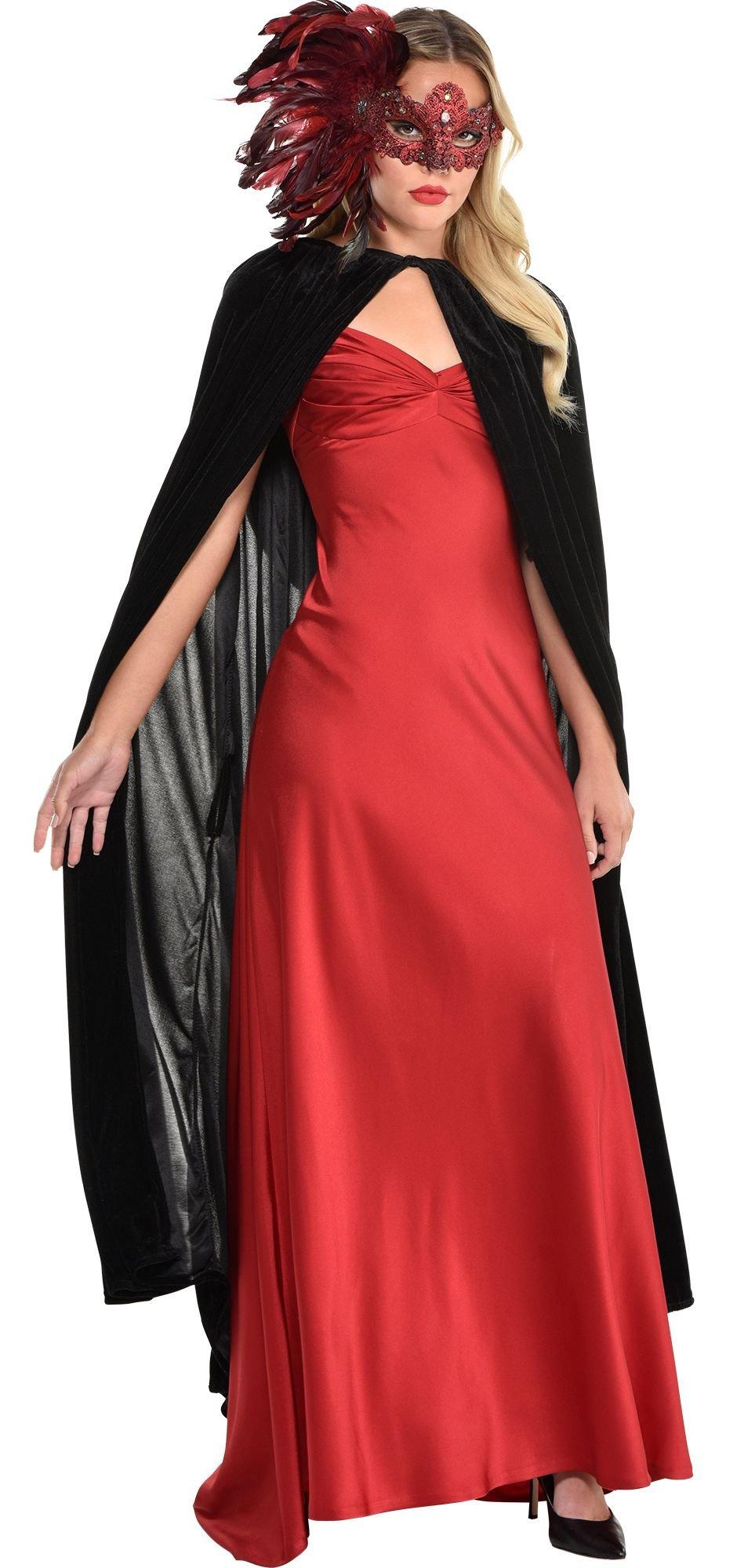 Scarlet Venetian Masquerade Mask - Image 3