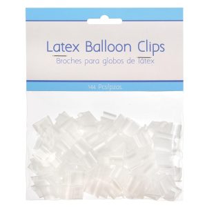Latex Balloon Plastic Clips. 144ct