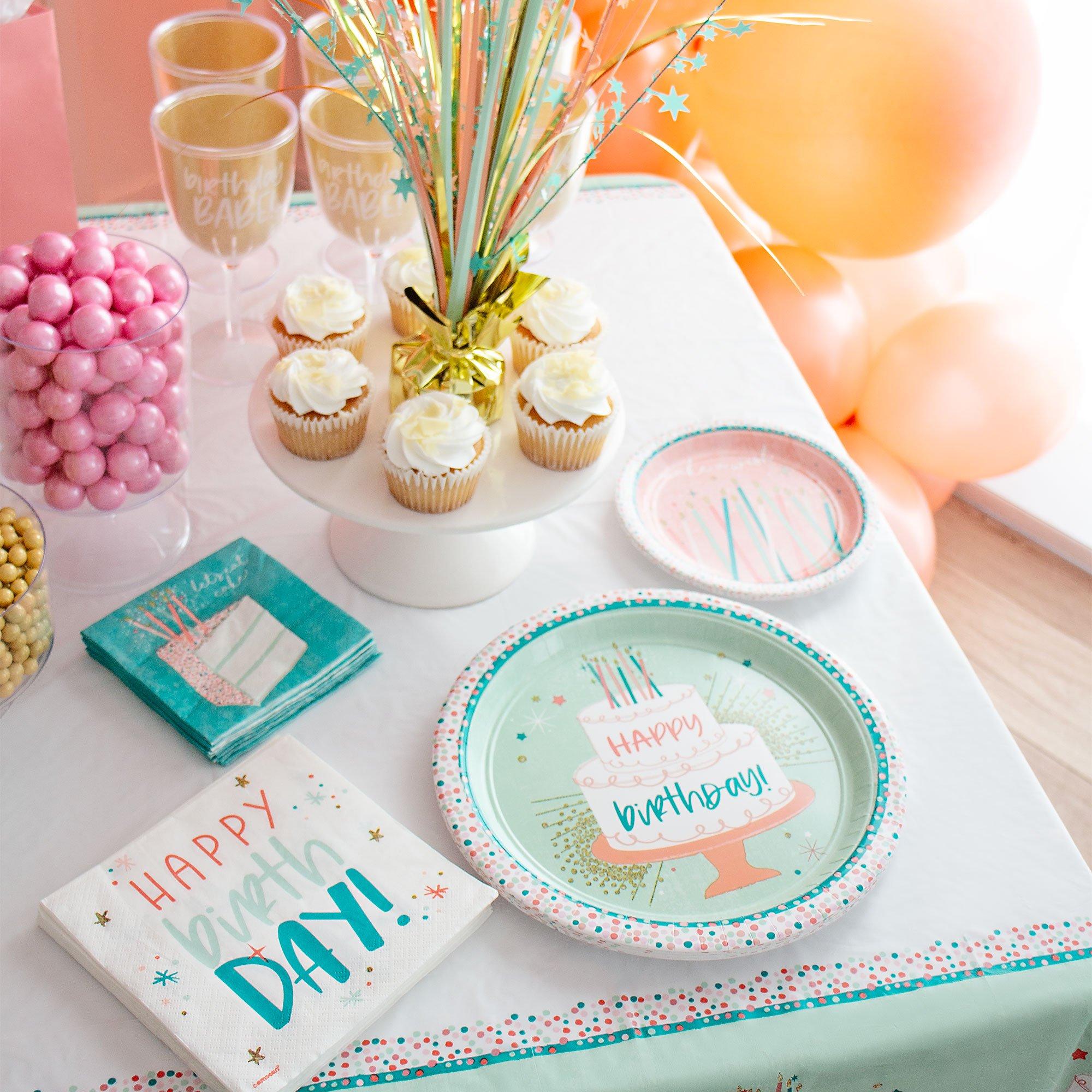 Happy Cake Day Dessert Plates. 7in. 8ct - Image 3