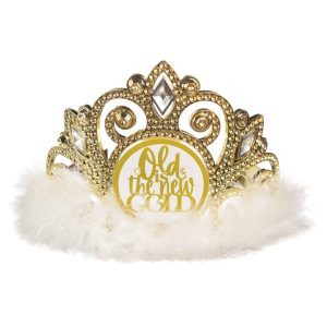 Light-Up Golden Age Plastic Tiara. 6.5in x 4.5in