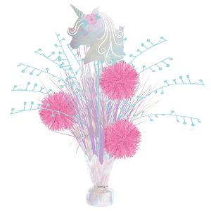 Enchanted Unicorn Tinsel Burst Centerpiece. 18in