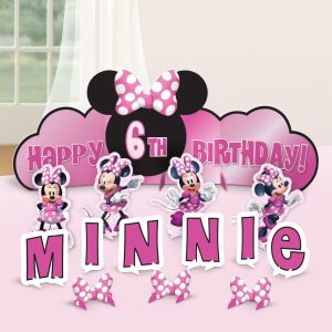 Minnie Mouse Forever Birthday Table Decorating Kit. 14pc