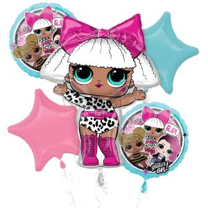 L.O.L. Surprise! Together 4-Eva Foil Balloon Bouquet. 5pc
