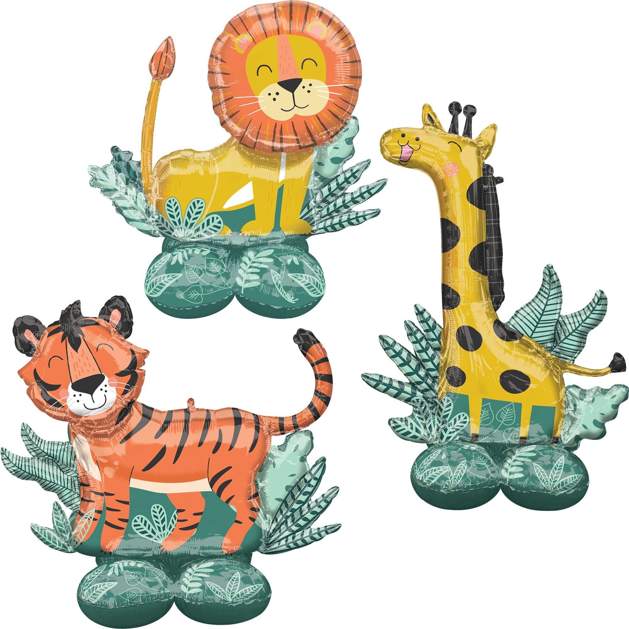 AirLoonz Get Wild Foil Balloon Set. 3pc