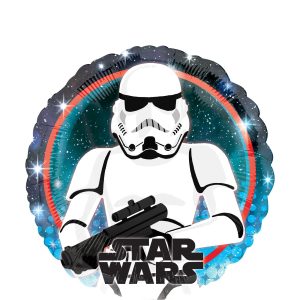 Stormtrooper Foil Balloon. 18in - Star Wars Galaxy of Adventures