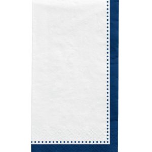 True Navy Premium Paper Buffet Napkins. 4.5in x 7.75in. 20ct