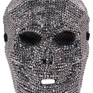 Rhinestone Skull Mask