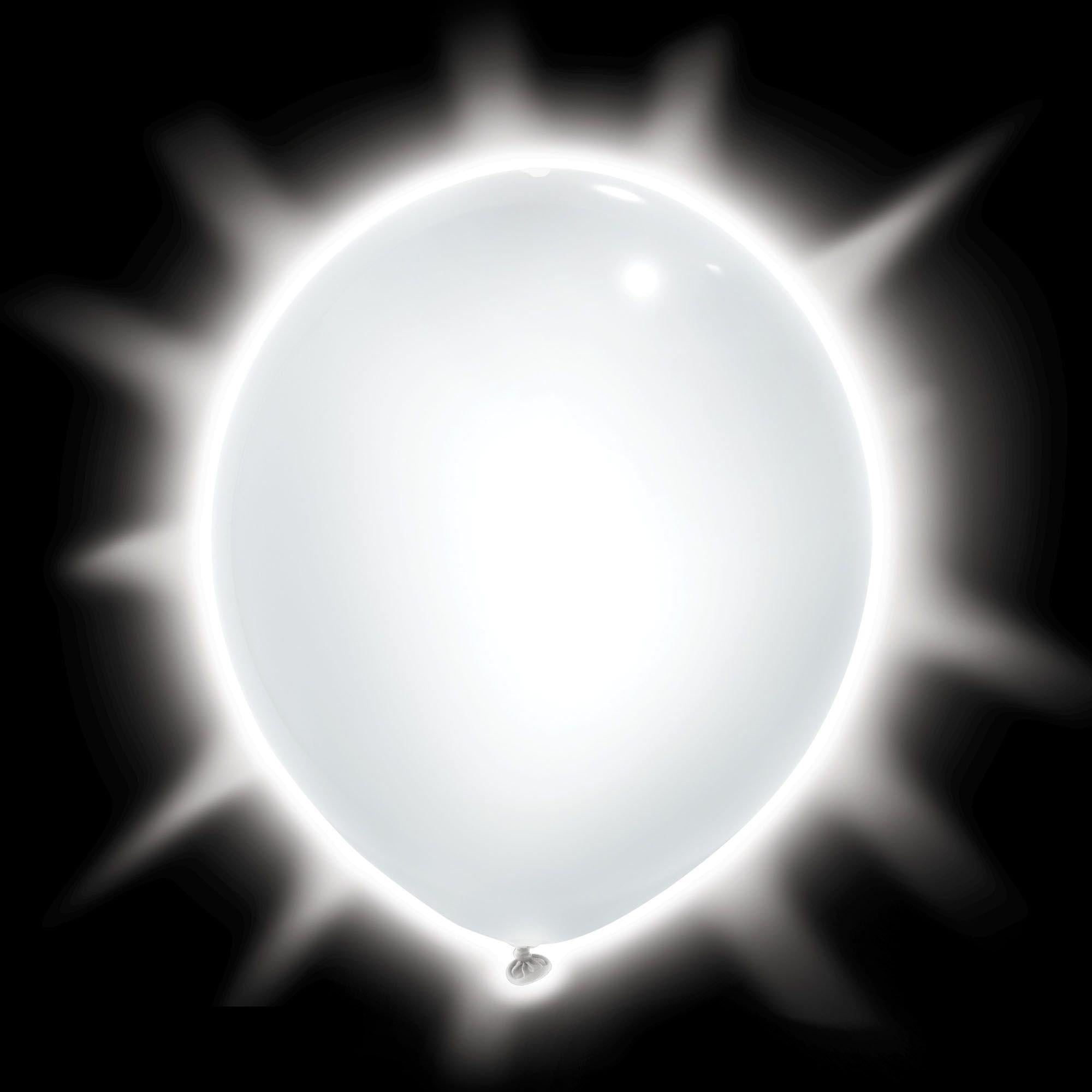 15ct. 12in. Illooms Light-Up Black. Silver & Gold LED Balloons - Image 3