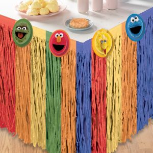 Everyday Sesame Street Paper Table Skirt. 10ft