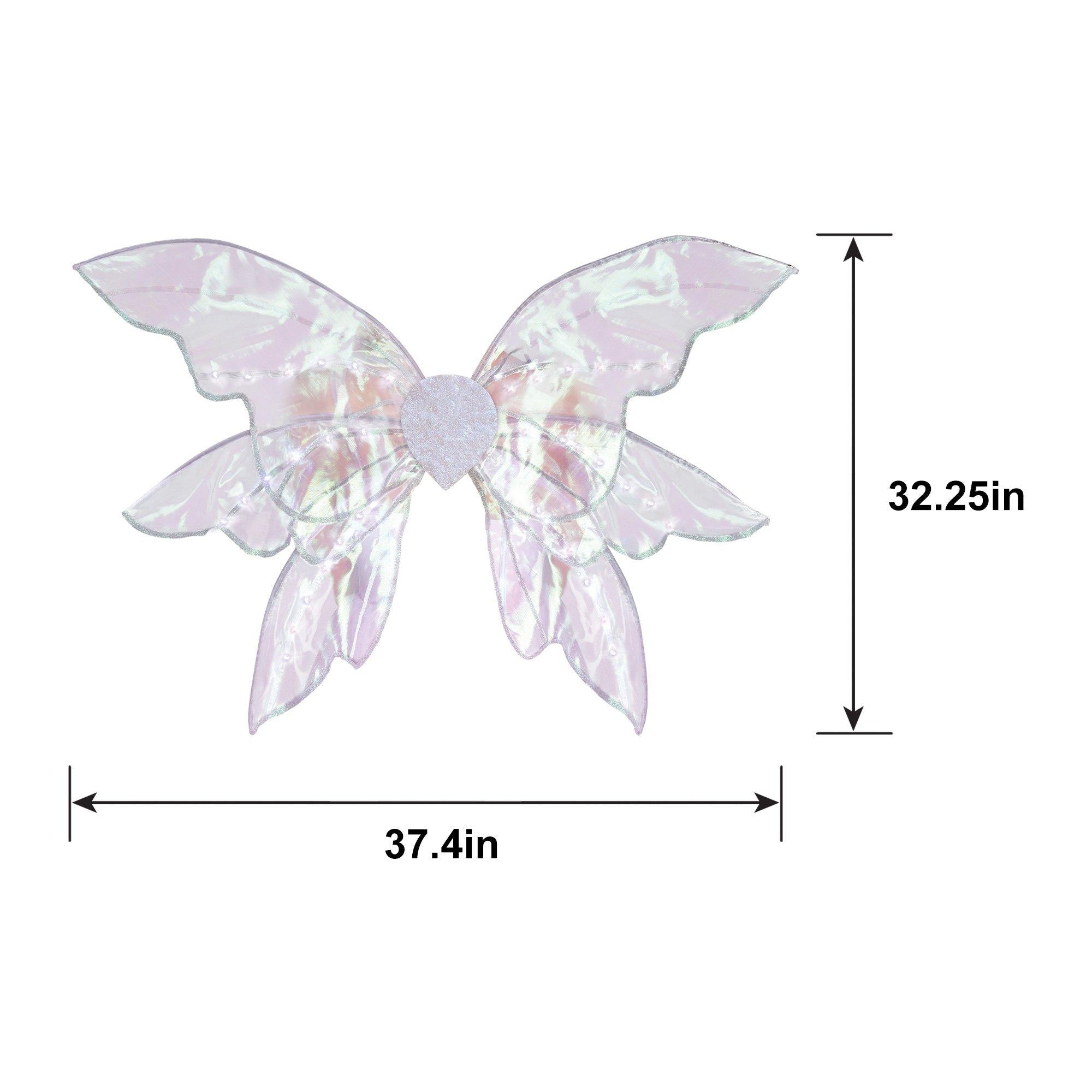 Adult Light-Up Iridescent Fairy Wings - Image 6