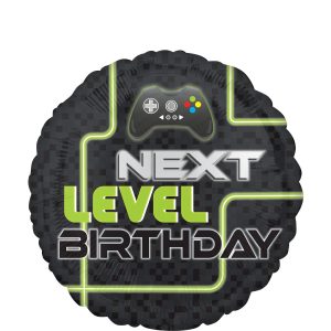 Level Up Birthday Balloon. 18in