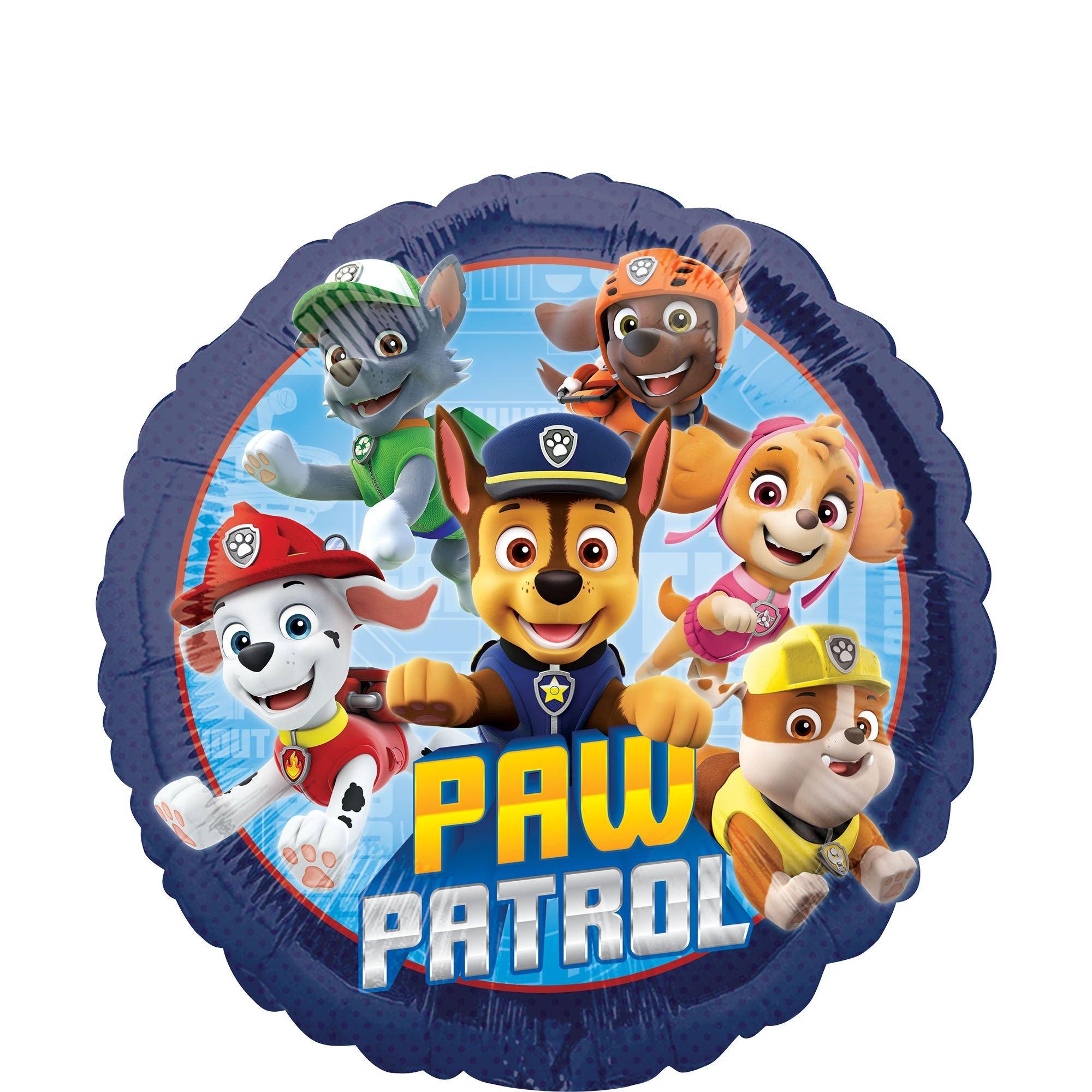 PAW Patrol Round Foil Balloon. 18in
