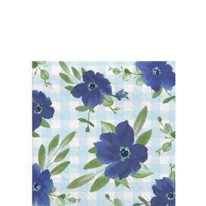 Baby in Bloom Baby Shower Paper Beverage Napkins. 5in. 16ct