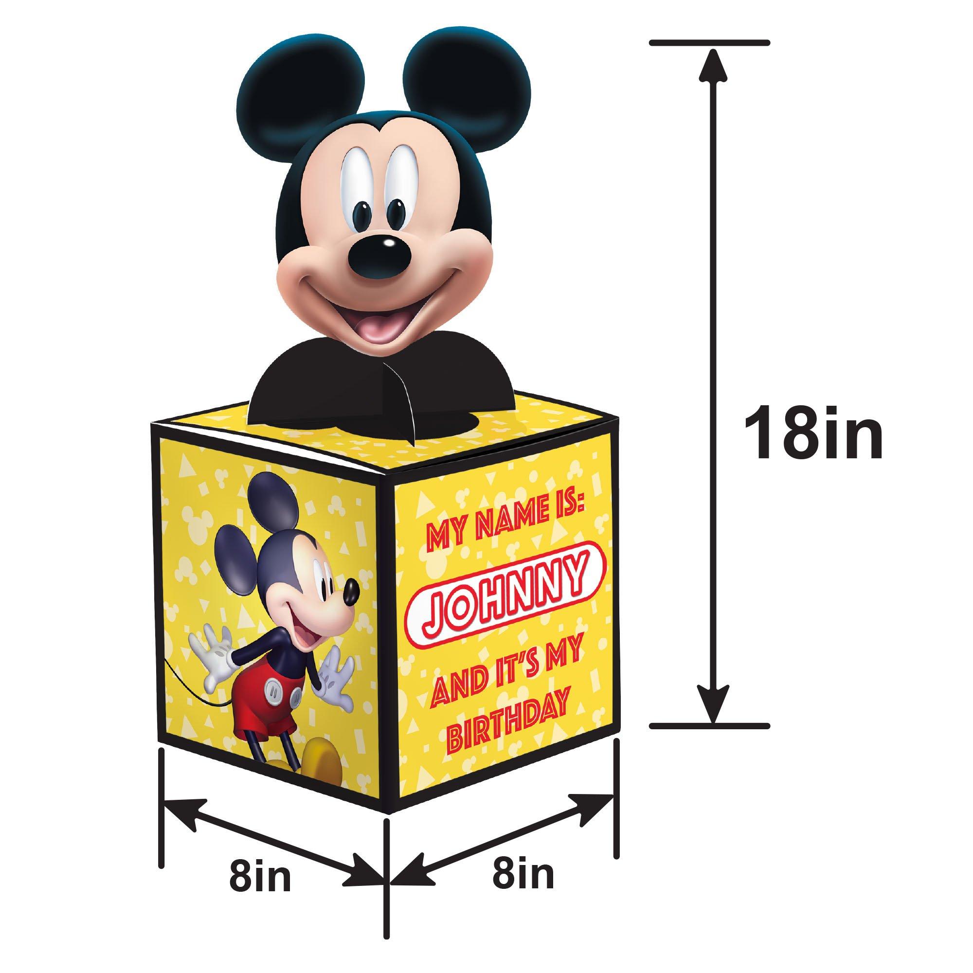 Mickey Mouse Forever Cardstock & Paper Table Decorating Kit. 6pc - Image 2