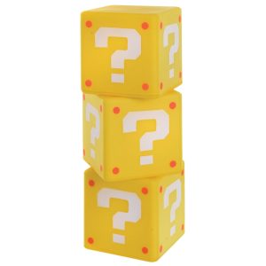 Super Mario Foam Question Blocks. 2.48in. 8ct