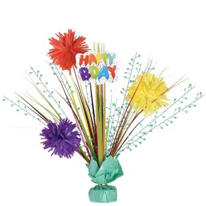 Balloon Birthday Celebration Spray Centerpiece. 18in