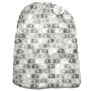 Giant Hello Baby Elephant Plastic Gift Sack. 36in x 44in