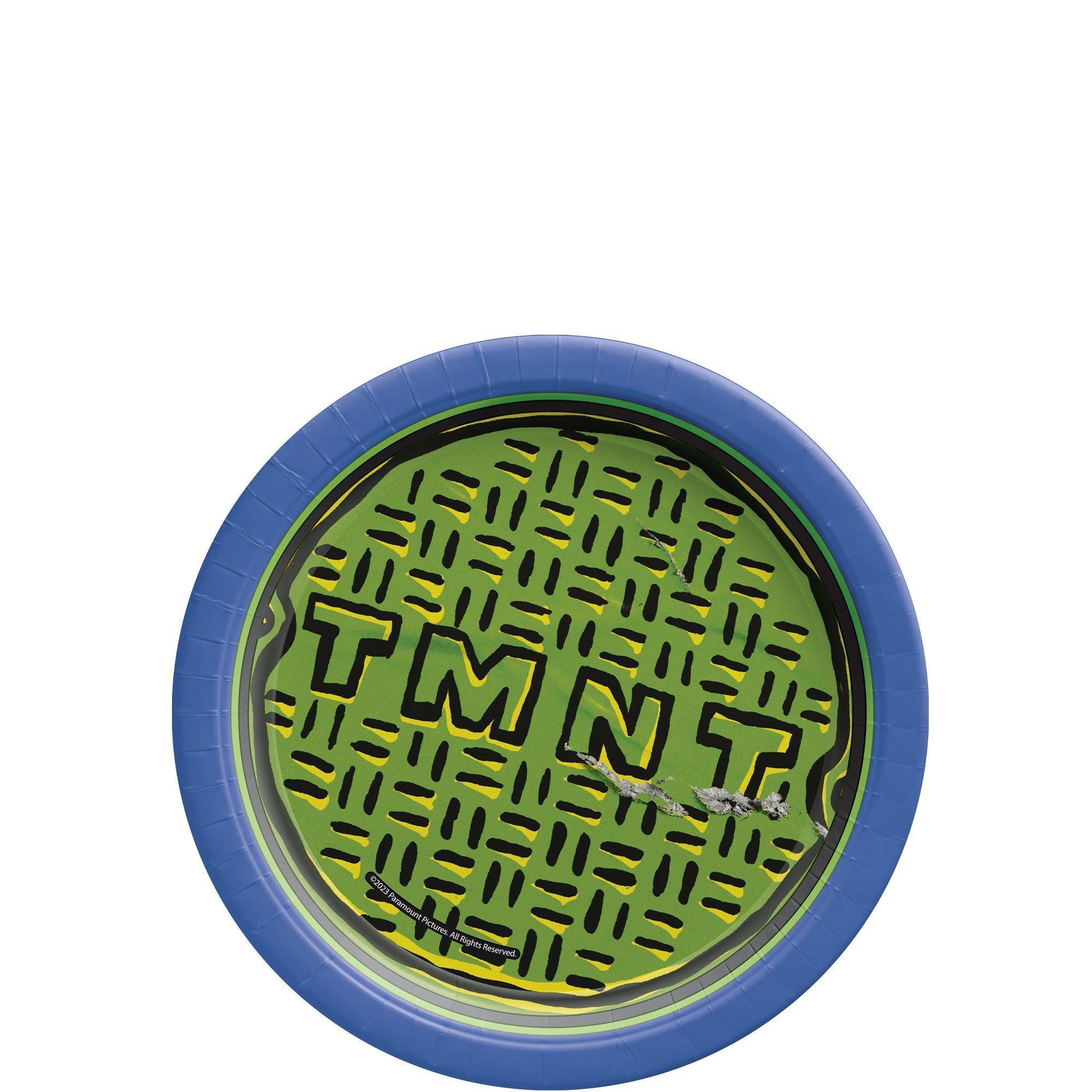 TMNT Paper Dessert Plates. 7in. 8ct - Teenage Mutant Ninja Turtles: Mutant Mayhem
