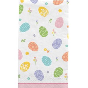 Easter Wishes Paper Guest Towels. 4.5in x 7.75in. 16ct