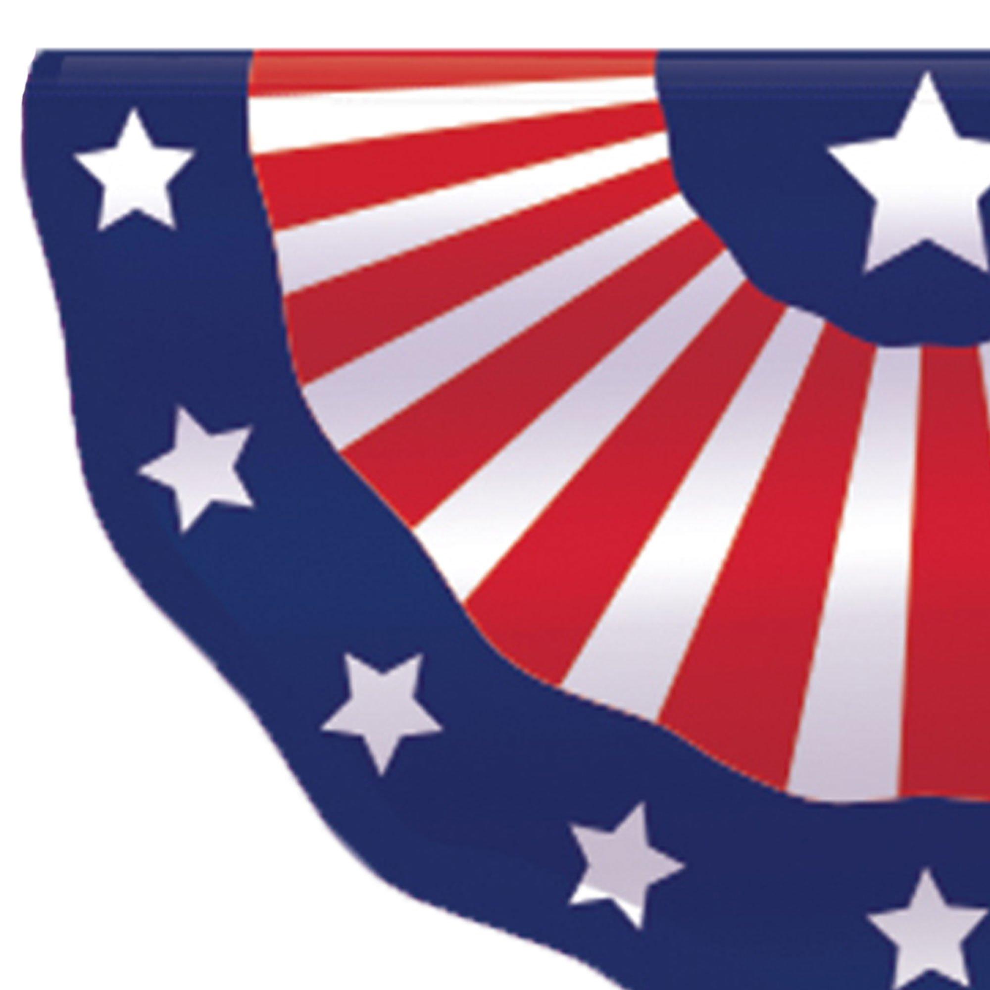 Patriotic Fabric Bunting. 11ft x 1.6ft - Image 5