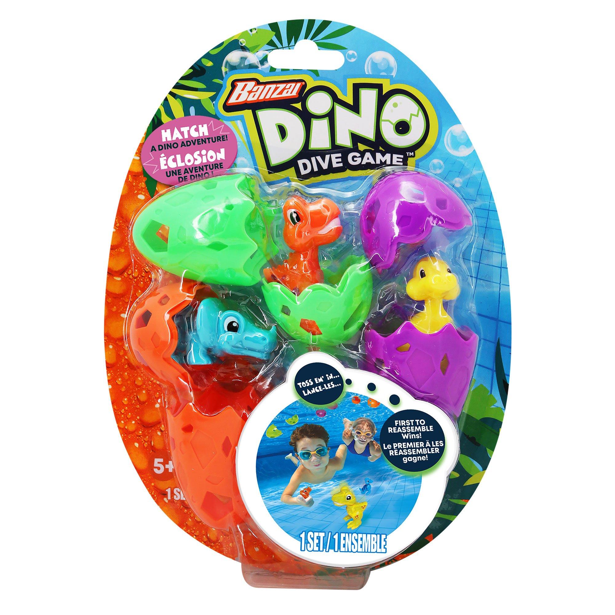 Banzai Dino Dive Game. 6pc - Image 3