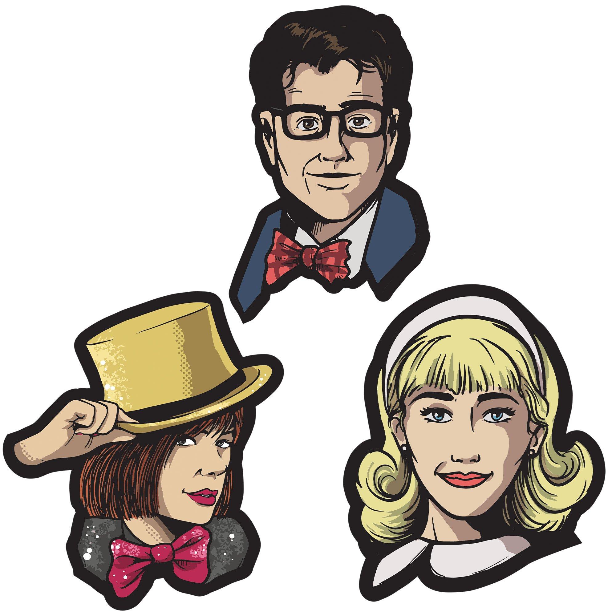 Rocky Horror Show Cardstock Cutouts. 12pc - Image 4