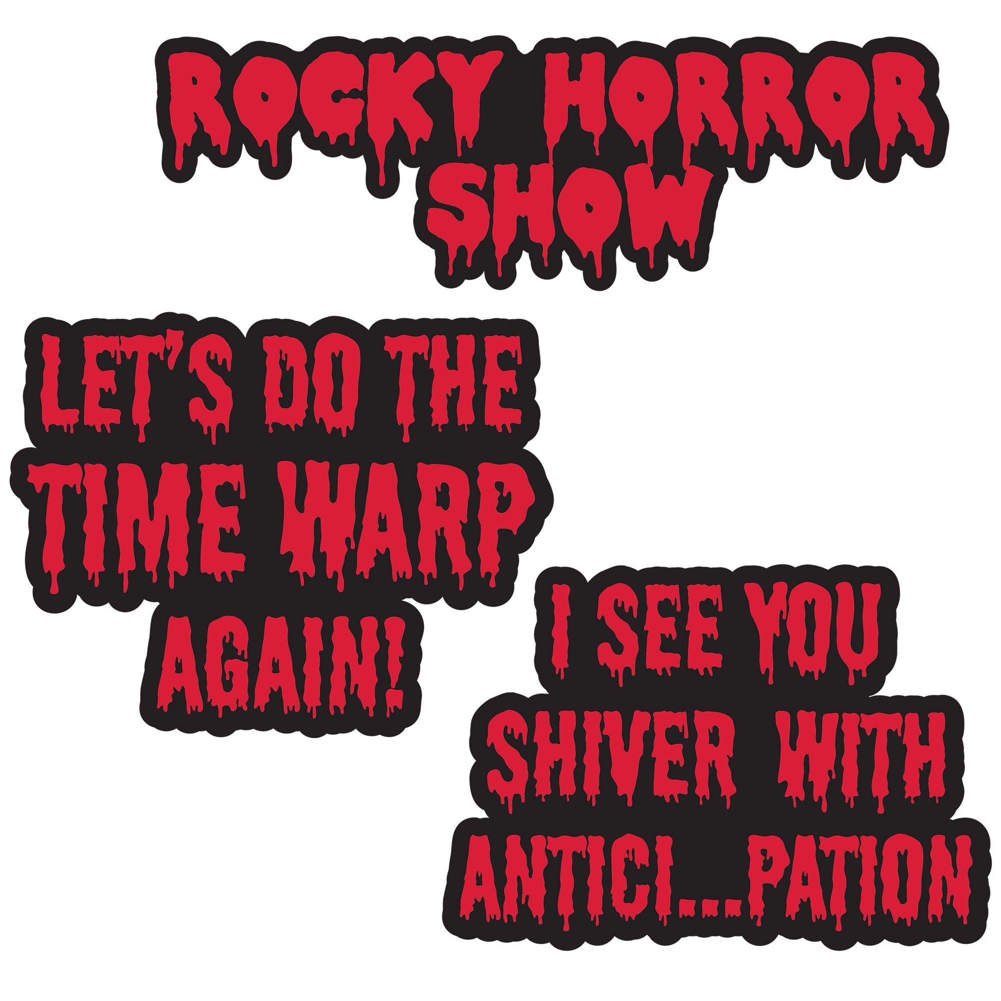 Rocky Horror Show Cardstock Cutouts. 12pc - Image 5