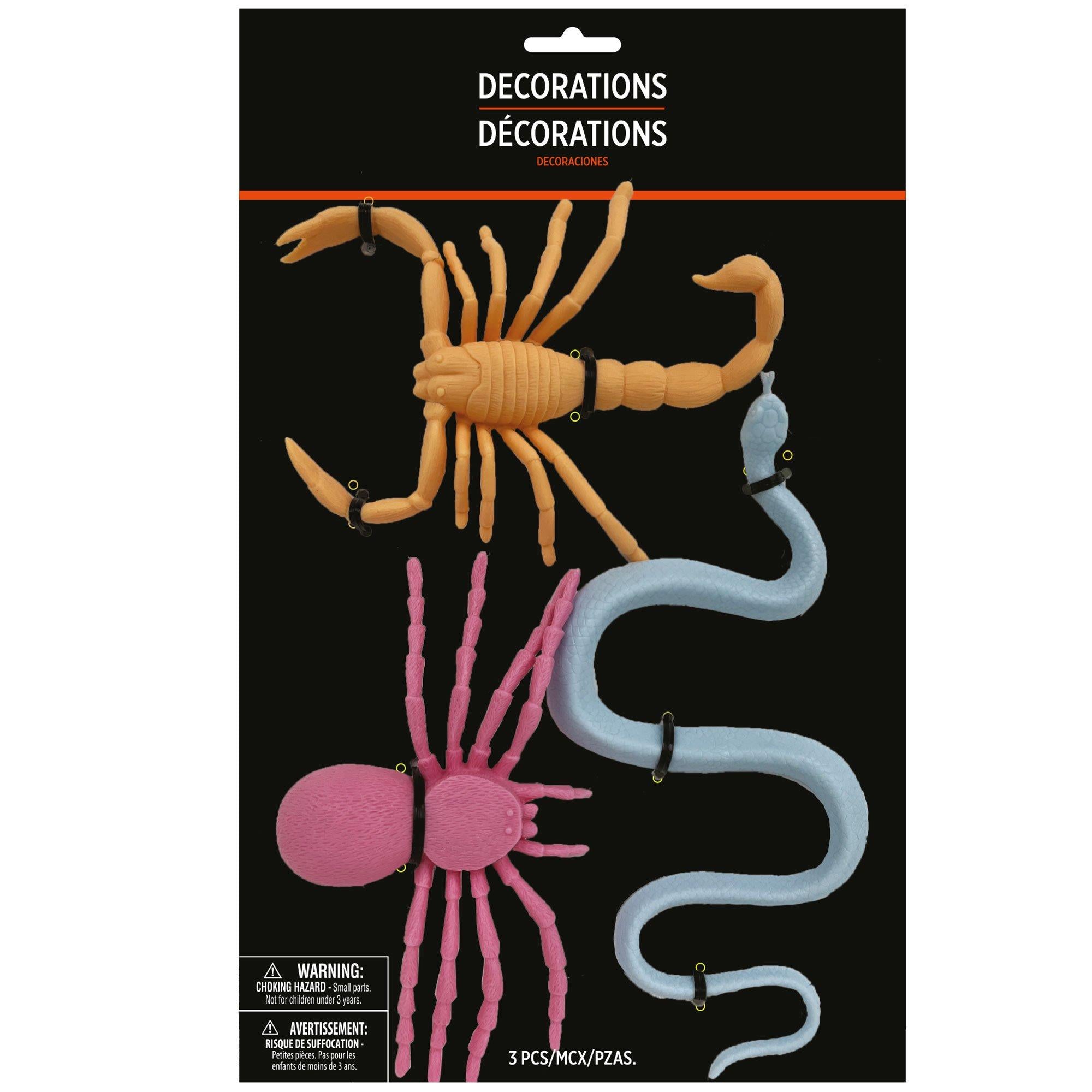 Pastel Halloween Plastic Critters. 3pc - Image 2