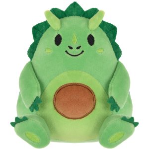 Dinosaur Avocado Plush. 4.1in x 6in