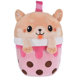 Puppy Bubble Tea Plush. 6in x 9.4in