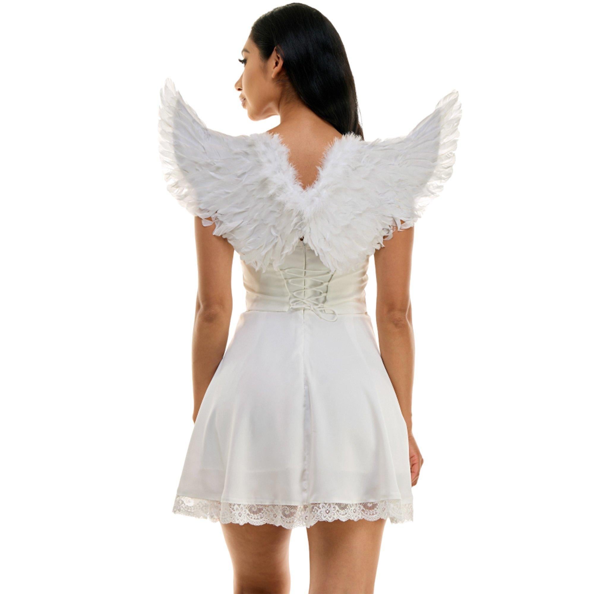White Angel Wings. Raised