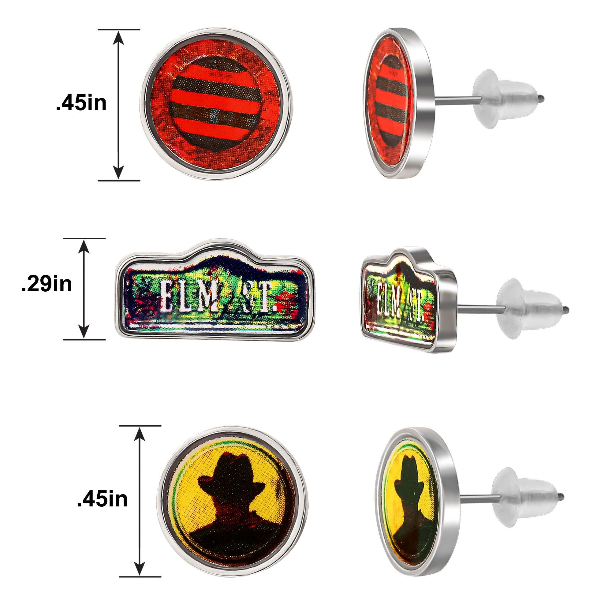 Nightmare on Elm Street Earring Set. 3 Pairs - Image 6