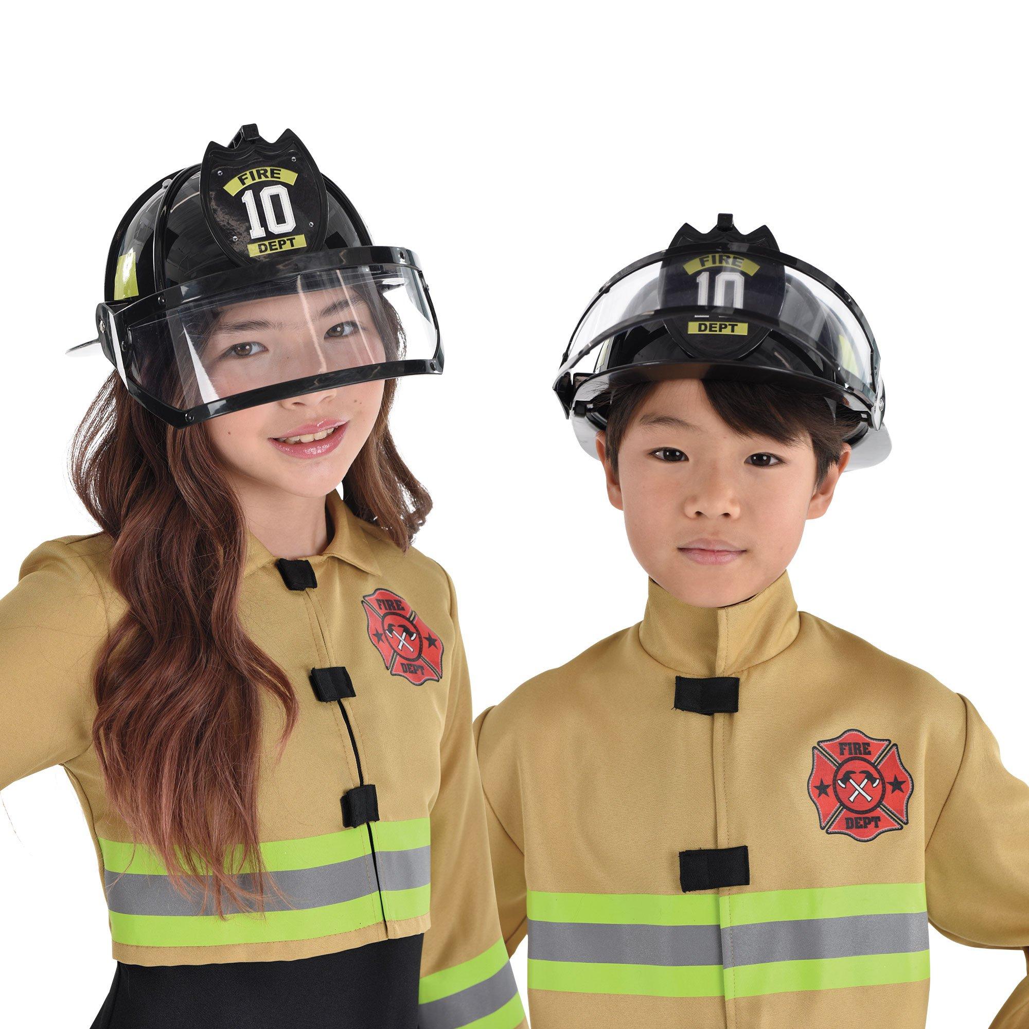Black Firefighter Helmet - Child - Image 6