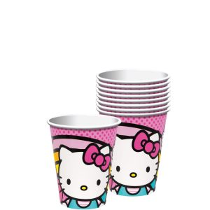Hello Kitty and Friends Cups. 9oz. 8ct - Sanrio