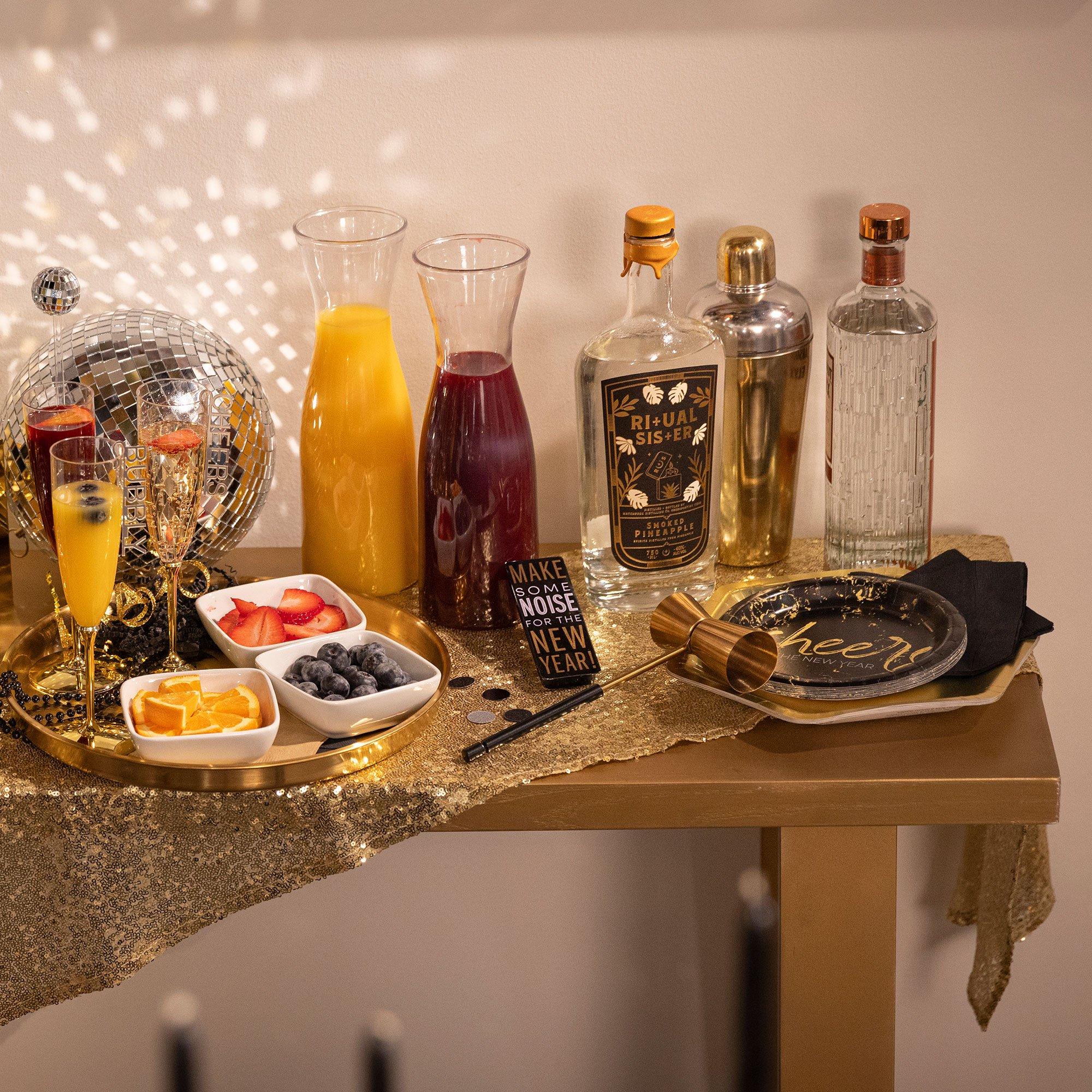 Cheers to the New Year Paper Dessert Plates. 6.75in. 20ct - Image 2