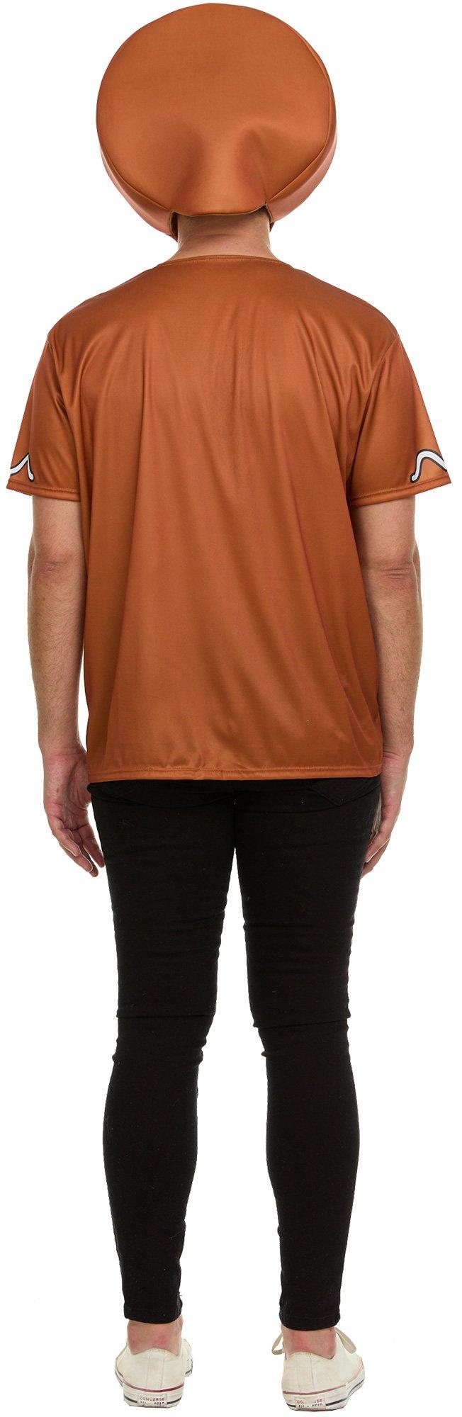 Adult Gingerbread Man T-shirt & Mask Costume Accessory Kit - Image 3