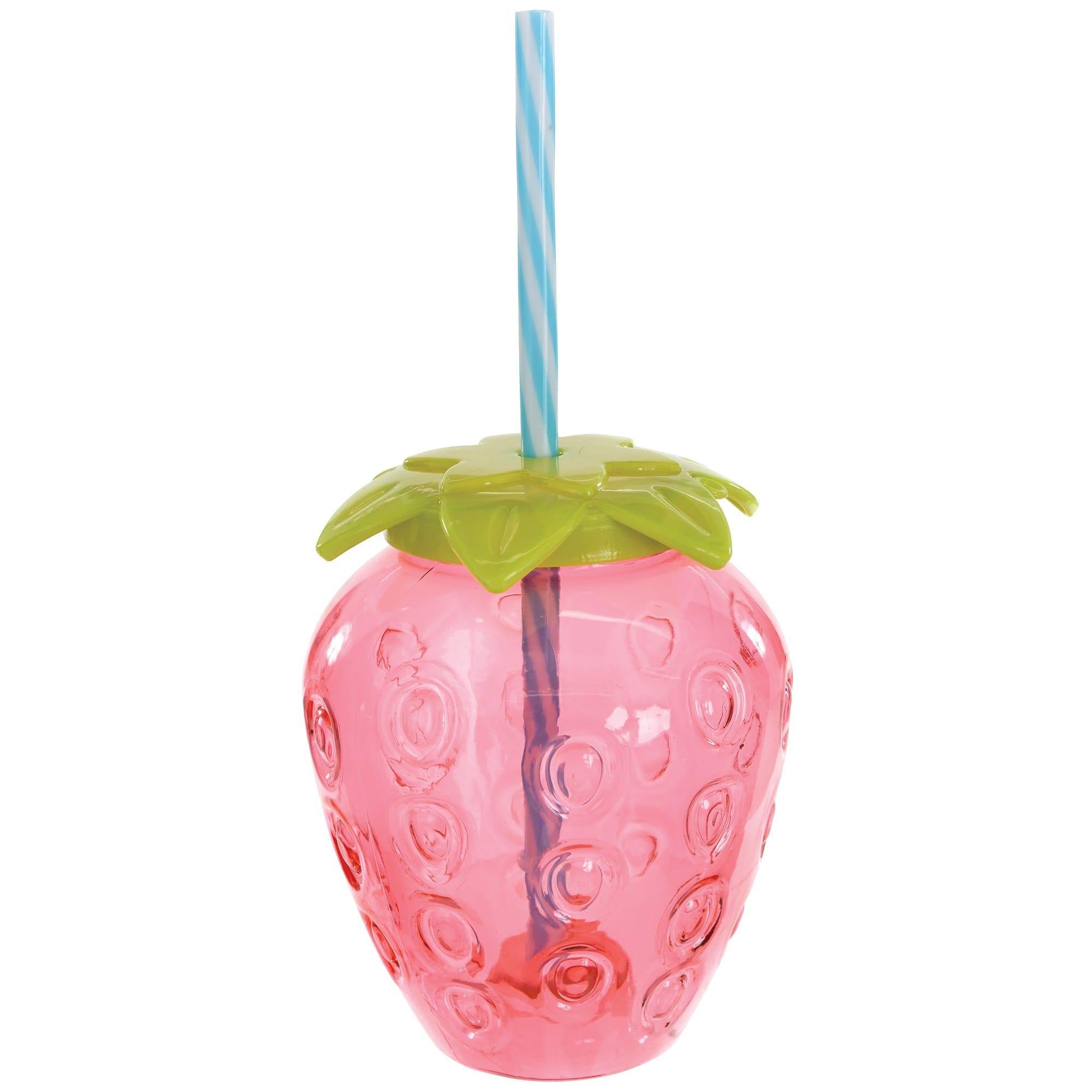 Summer Squeeze Strawberry Cup with Straw - Image 2
