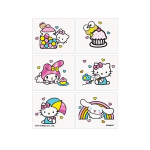 Hello Kitty and Friends Temporary Tattoos. 24ct - Sanrio