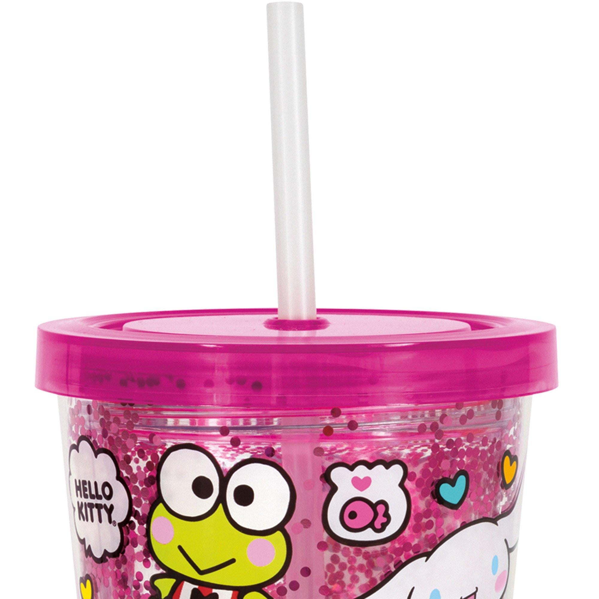 Hello Kitty and Friends Plastic Cup with Lid & Straw. 16oz - Sanrio - Image 2