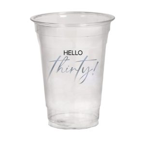 Milestone 30th Birthday 16oz Cup. 20ct