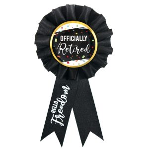 Retired Button Ribbon