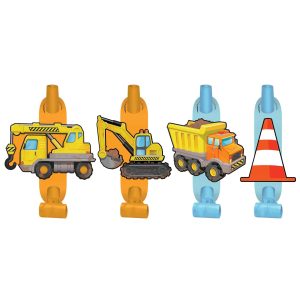 Construction Party Blowouts. 8pc