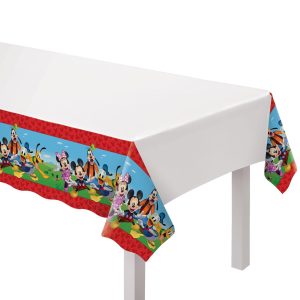Mickey Mouse Clubhouse Plastic Table Cover. 54in x 96in