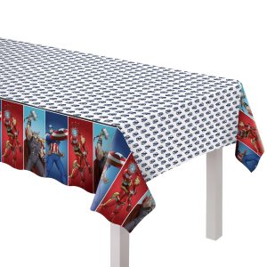Marvel's Avengers Plastic Table Cover. 54in x 96in