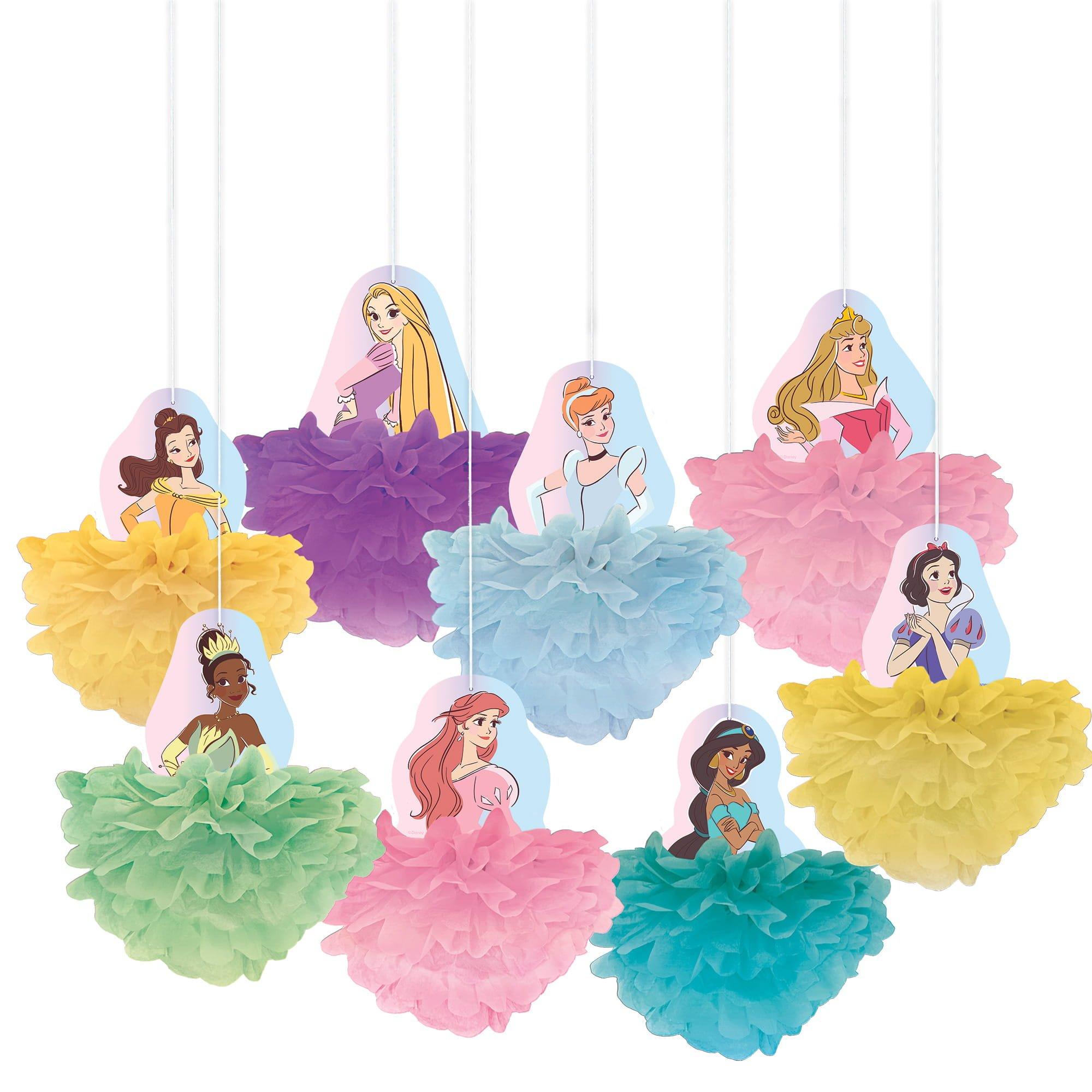 Disney Princess Once Upon A Time Hanging Puffs. 8ct