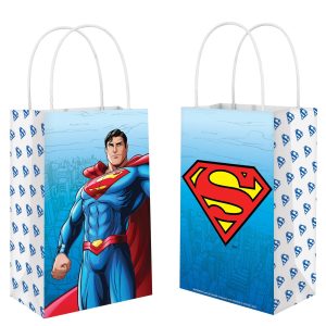 Superman Favor Bags. 8ct