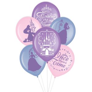 Disney Princess Once Upon A Time Latex Balloons. 6ct