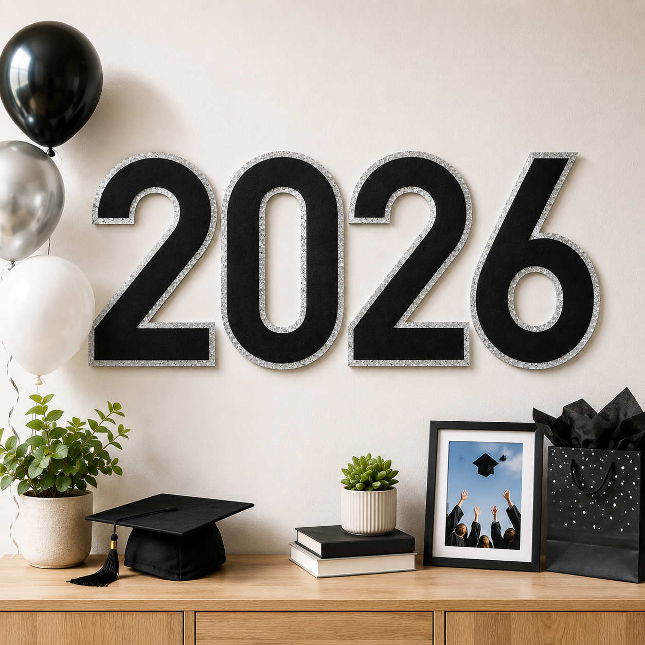 2026 Classic Grad Paper Cut-Outs. 21in x 12in