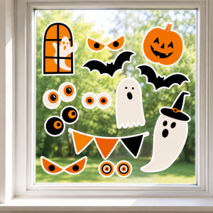 Boo Bash Window Decorations. 15ct