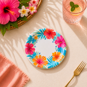 Summer Dream Dessert Plates. 7in. 8ct